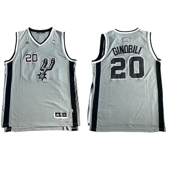 adidas Other - Adidas NBA Authentics Jersey Manu Ginobili #20 Sz 2XL San Antonio Spurs.